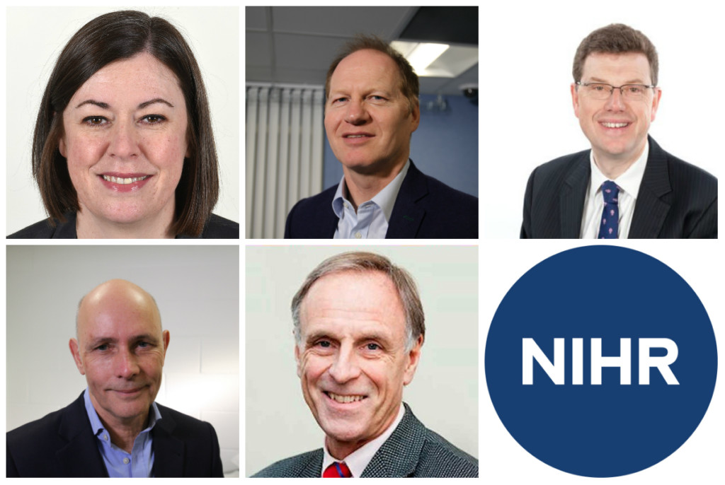 Manchester BRC NIHR Senior Investigators 2019 - Jaclyn Smith, Kevin Munro, Tim Illidge, Chris Griffiths, Ashley Woodcock