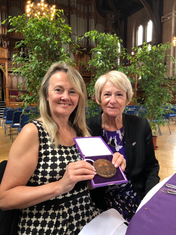 Caroline Dive named University of Manchester Researcher of the Year by Dame Nancy Rothwell